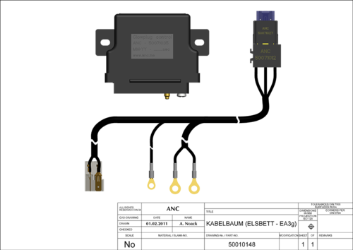 Mazo de conductores (EA3G-4) -1-tanque-kit